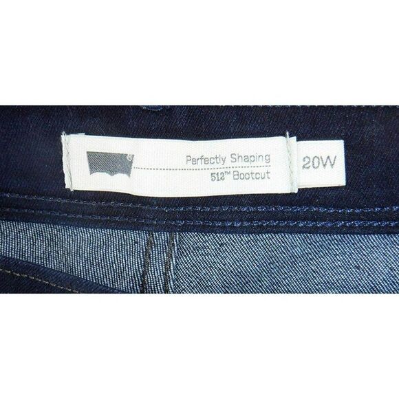 Levis 512 Perfectly Shaping Bootcut blue jeans NWT - Picture 4 of 7